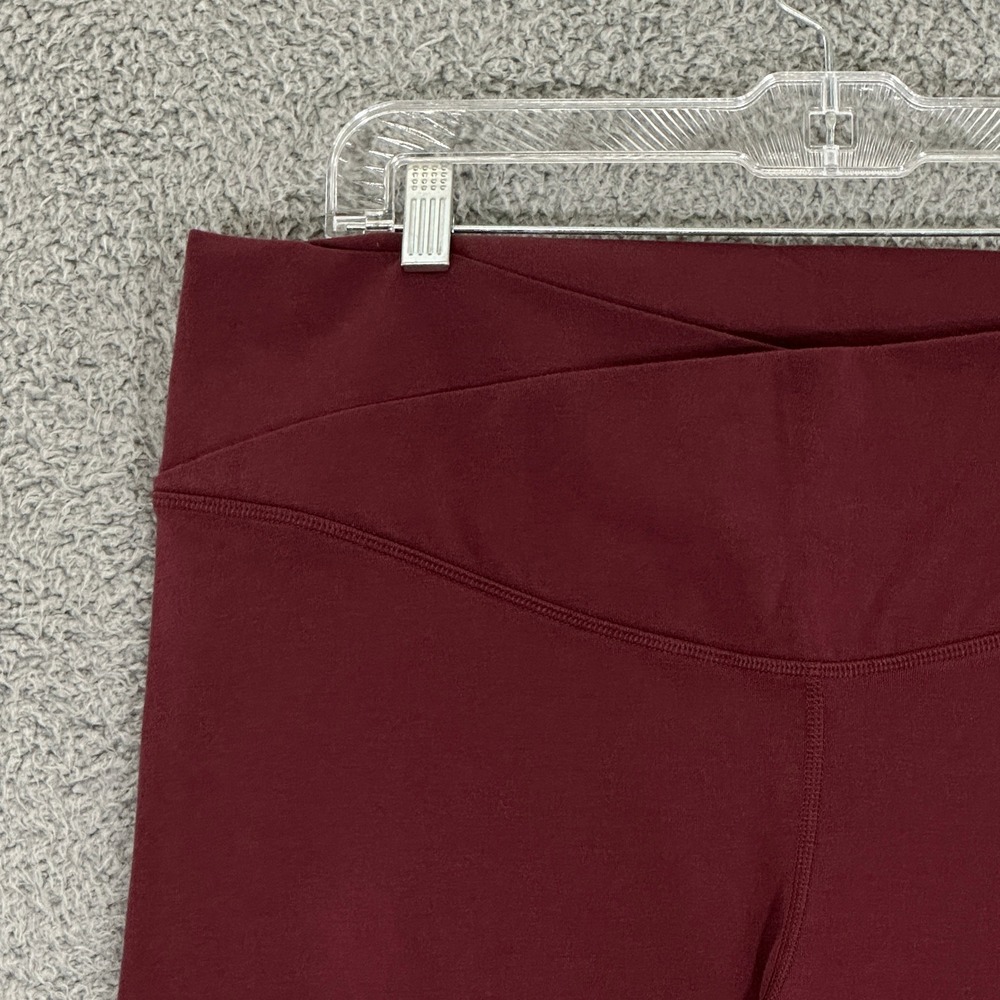 Old Navy Active PowerChill Extra High-Rise Crossover Leggings Burgundy 2X 17014 - Picture 6 of 9